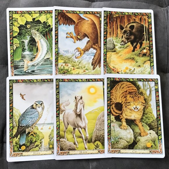 The Druid Animal Oracle Cards Philip & Stephanie Carr-Gomm - Picture 3 of 10